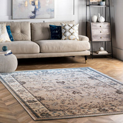Aspect Furniture Herat Oriental Area Rug ,grey/cream,160X230Cm - image 1