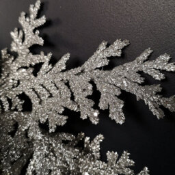 Samuel Alexander 1.8M Silver Glitter Cedar Leaf Garland Christmas Decoration - thumbnail 7