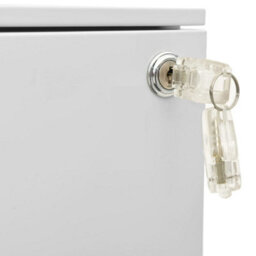 Vidaxl Mobile File Cabinet Light Grey 39X45X67 Cm Steel - thumbnail 8