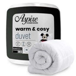 Aspire Homeware 15 Tog Winter Duvet Super King (260X220Cm) Premium Anti-Allergy Warm Quilt - thumbnail 1