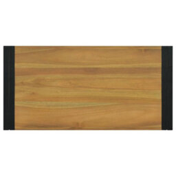 Berkfield Bathroom Cabinet 90X45X35 Cm Solid Wood Teak - thumbnail 4
