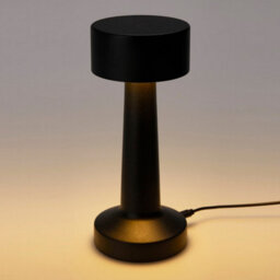 Urbn-Living Urbnliving Rechargeable Led Touch Table Lamp With Usb Charging - Black Set Of 2 - thumbnail 2