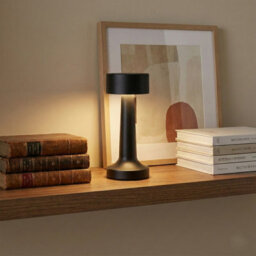 Urbn-Living Urbnliving Rechargeable Led Touch Table Lamp With Usb Charging - Black Set Of 2 - thumbnail 5