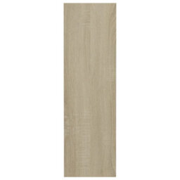 Berkfield Wall Shoe Cabinets 2 Pcs Sonoma Oak 80X18X60Cm Engineered Wood - thumbnail 7