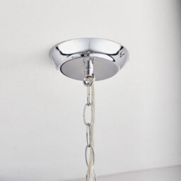 Anson Lighting Montana 8Lt Pendant Light Finished In Clear Acrylic And Chrome Plate - thumbnail 4