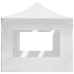 Walplus Professional Folding Party Tent Garden Gazebo Canopy With Walls Aluminium 4.5X3 M White - thumbnail 7