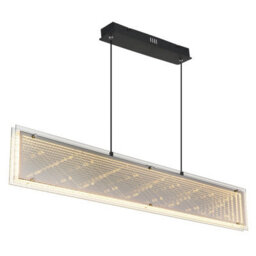 Luminosa Lighting Luminosa Mirrora Bar Pendant Ceiling Light Matt Black, Glass Mirror Led 2700/6500K - thumbnail 6