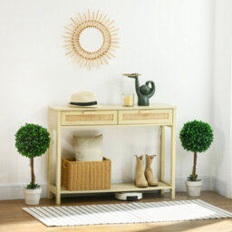 Artificial Boxwoods For Home And Office, Indoor And Outdoor Artificial Plants With Pot And Fake Moss, Dia 28 X 60 Cm - thumbnail 2