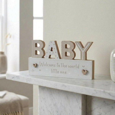 Garden Greatness Standing Baby Plaque Decoration