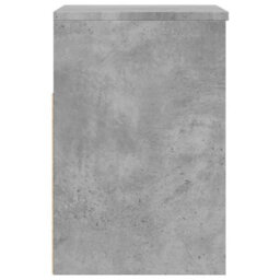 Vidaxl Shoe Bench Concrete Grey 60X30X45 Cm Engineered Wood - thumbnail 6