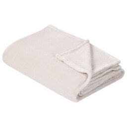 Beliani Blanket Bayburt 150 X 200 Cm Off-White - thumbnail 1