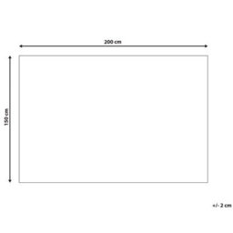 Beliani Blanket Bayburt 150 X 200 Cm Off-White - thumbnail 3