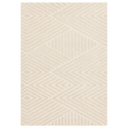 Ivory Handmade Wool Modern Geometric Rug For Living Room And Bedroom-200Cm X 290Cm - thumbnail 8