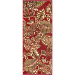Livabliss Riley-Vintage Red Brown Green Traditional Boho Living Dining Bedroom Rug 80 X 220 Cm Easy Care, Non Shedding - thumbnail 2