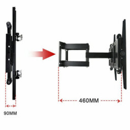 Tv Wall Bracket Mount Tilt Swivel Samsung Lg Toshiba - thumbnail 2