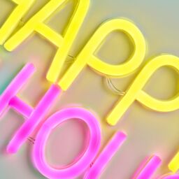 Glow Neon Happy Hour Multicolour Plug-In Led Wall Light - thumbnail 4