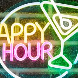 Glow Neon Happy Hour Multicolour Plug-In Led Wall Light - thumbnail 5