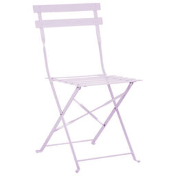 Beliani Bistro Set Folding Fiori Metal Violet - thumbnail 5
