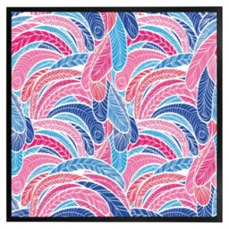 "Andrew Lee Boho Pink (Picutre Frame) / 20X20"" / Oak" - thumbnail 4