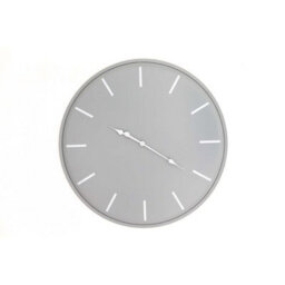 Wyld Haus Large Minimalist Grey Metal Wall Clock 800mm - thumbnail 2