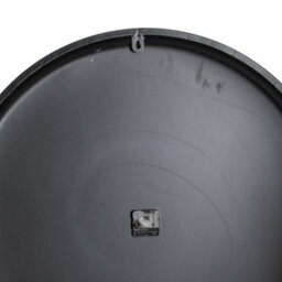 Wyld Haus Large Minimalist Grey Metal Wall Clock 800mm - thumbnail 4