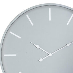 Wyld Haus Large Minimalist Grey Metal Wall Clock 800mm - thumbnail 3