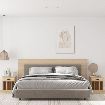 Berkfield Bedside Cabinets 2 Pcs Sonoma Oak 43X36X50 Cm - image 1