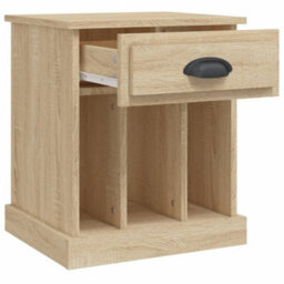 Berkfield Bedside Cabinets 2 Pcs Sonoma Oak 43X36X50 Cm - thumbnail 7