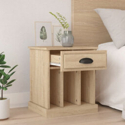 Berkfield Bedside Cabinets 2 Pcs Sonoma Oak 43X36X50 Cm - thumbnail 3