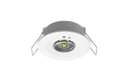 CGC Lighting Cgc White Recessed Emergency Downlight With Changeable Corridor And Open Area Lens - thumbnail 2
