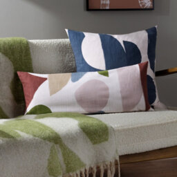 HÖEM Hoem Meta Abstract 100% Cotton Polyester Filled Cushion - thumbnail 4