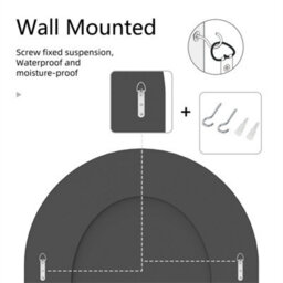 Artloge 90Cm Sparkling Crystal Crush Diamond Arch Accent Mirror Entryway Wall Decorative - thumbnail 3