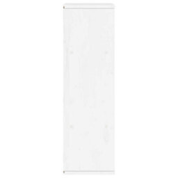 Walplus Side Cabinet With Drawer Odda White 40X24X79 Cm Solid Wood Pine - thumbnail 7