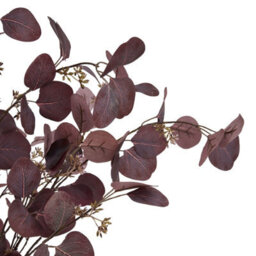 Hill Interiors Eucalyptus Burgundy Berried Faux Plant - thumbnail 6