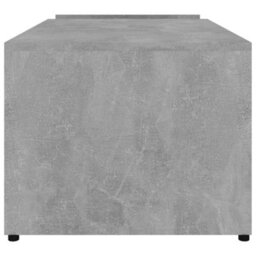 Berkfield Chic Coffee Table Concrete Grey 90X45X35 Cm Engineered Wood - thumbnail 5