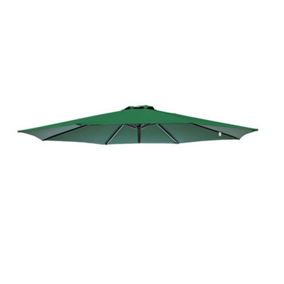 VRUC Replacement Parasol Fabric Umbrella Canopy Cover For 2.7M 8 Arm Parasols Green - image 1