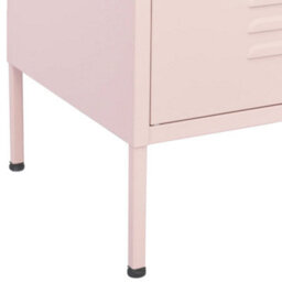 Walplus Storage Cabinet Pink 80X35X101.5 Cm Steel - thumbnail 6