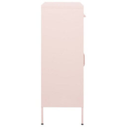Walplus Storage Cabinet Pink 80X35X101.5 Cm Steel - thumbnail 4