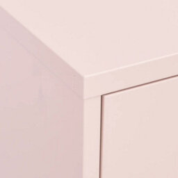 Walplus Storage Cabinet Pink 80X35X101.5 Cm Steel - thumbnail 7