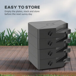 Outsunny Umbrella Weights For Offset Parasols, 64Kg Sand/55Kg Water Filled - thumbnail 7