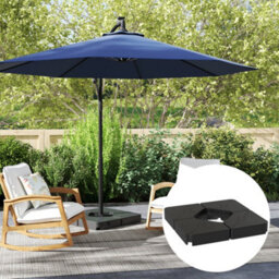 Outsunny Umbrella Weights For Offset Parasols, 64Kg Sand/55Kg Water Filled - thumbnail 1