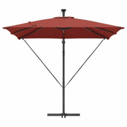 Berkfield Cantilever Banana Parasol Terracotta 249 X 249 X 250 Cm - thumbnail 5