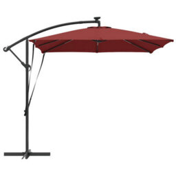 Berkfield Cantilever Banana Parasol Terracotta 249 X 249 X 250 Cm - thumbnail 6