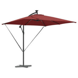 Berkfield Cantilever Banana Parasol Terracotta 249 X 249 X 250 Cm - thumbnail 3