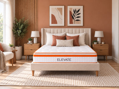 The Sleep People Elevate Your Sleep 25 Cm Deep Zoned Pocket Spring With Memory Foam Mattress - image 1