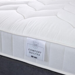 Divan Base Direct Shire Essentials Comfort Deep Quilted Sprung Divan Bed Set 5Ft King 4 Drawers- Wool Bronze - thumbnail 2