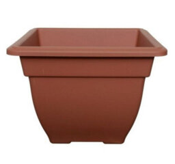 Whitefurze 38Cm Square Bell Planter Terracotta