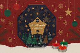 Pan Aroma Christmas Tealight Candle Advent Calendar 24 Festive Countdown Scented Candles - thumbnail 5