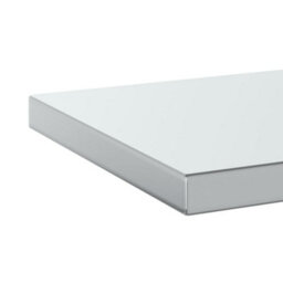 Berkfield Wall Shelves 2 Pcs 100X30X3 Cm Silver Stainless Steel - thumbnail 8