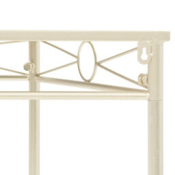 Berkfield Side Table Vintage Style Metal 87X34X73 Cm Gold - thumbnail 4